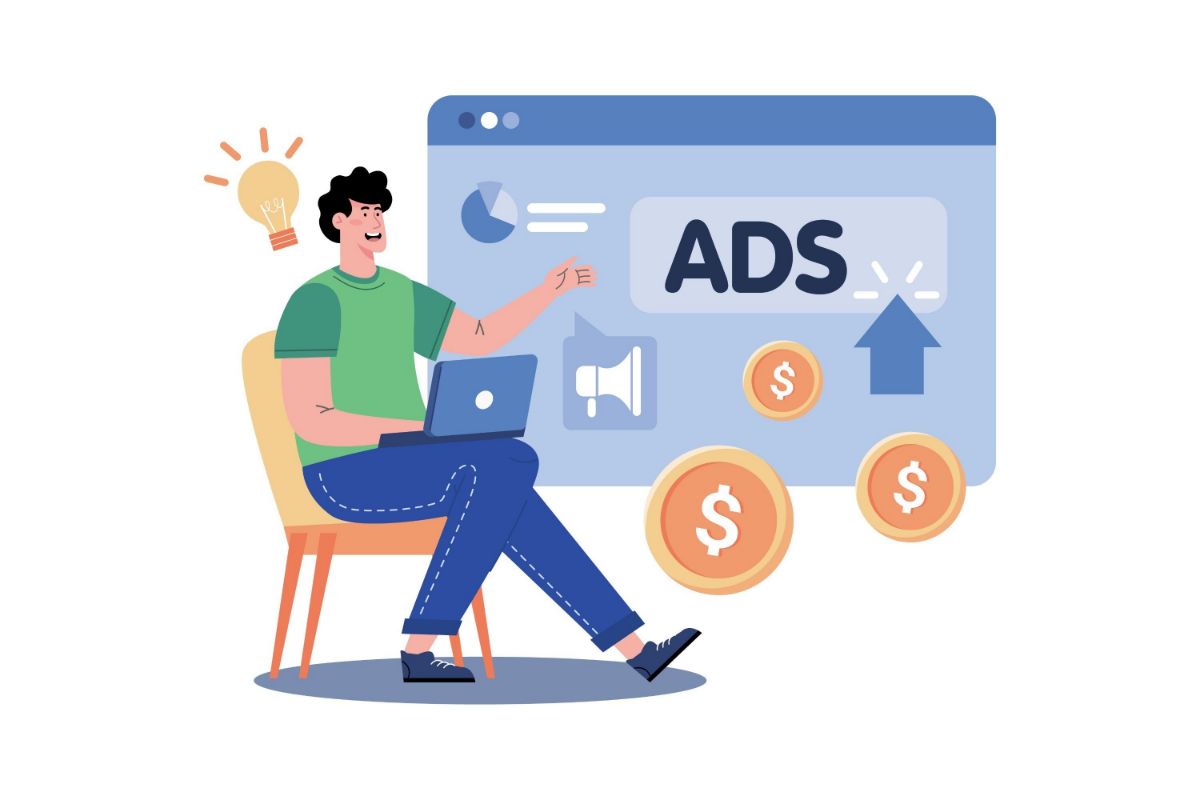 Representação de como anunciar no Google Ads